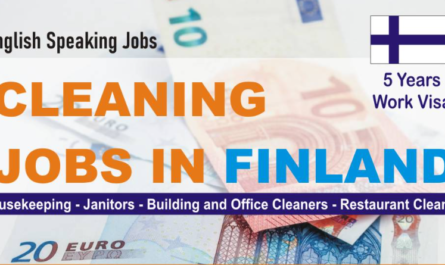 Visa Sponsorship Cleaning Jobs in Finland 2023